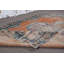 Grand tapis 5,4 x 9,2 pi, tapis orange neutre, tapis rétro, tapis turcs, tapis tissé à plat, tapis de chambre à coucher