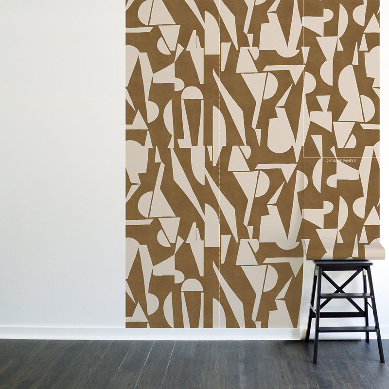 Murale pelez et collez Enigma Linen & Antiqe Gold