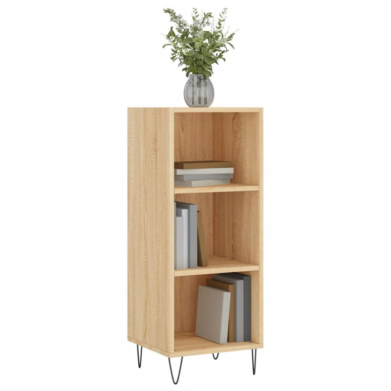 Bramfield 90cm H x 34.5cm W Standard Bookcase, Sonoma Oak