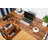 Kershner Home Office Desk with Bookshelf - 3-Tier Shelf Desk & Workstation