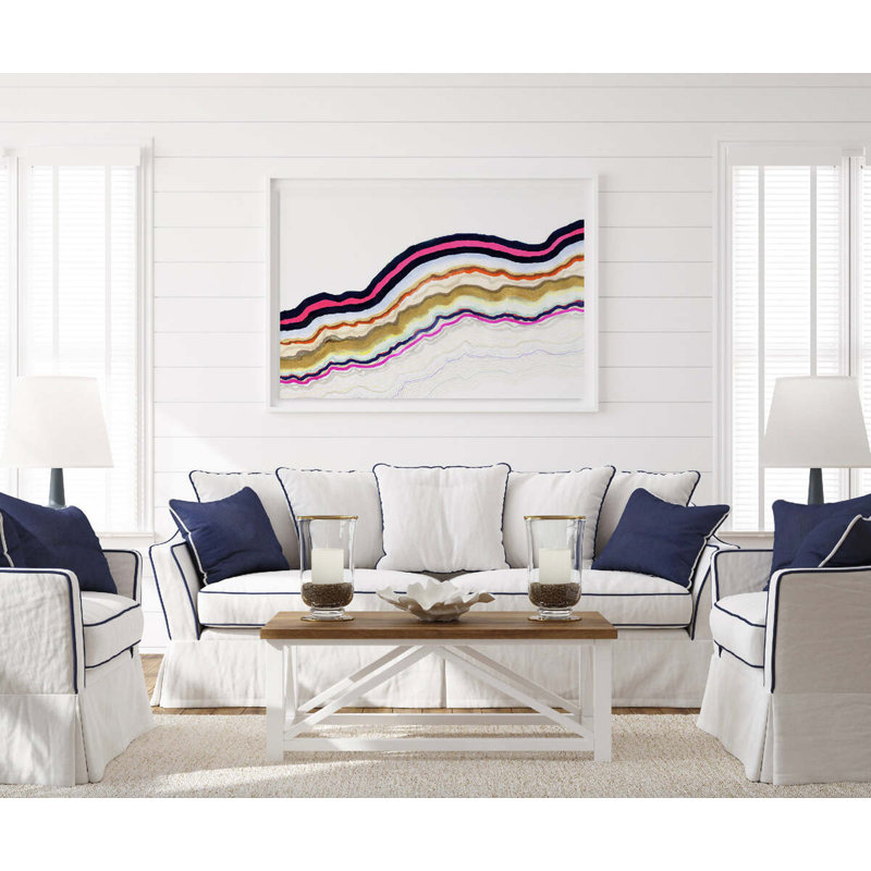 Symphonic Atlas By Kristi Kohut, White Wood, 48" H x 36" W