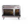 ILVE Nostalgie II Noblesse 48 in Dual Fuel Range, 5 Burner, Griddle, Frenchtop
