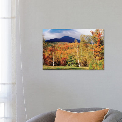 Autumn Landscape, White Mountain National Forest, New Hampshire, USA - Wrapped Canvas Print