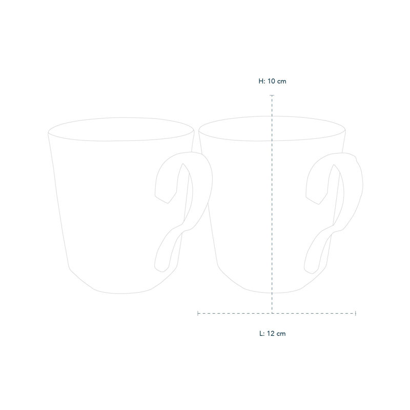 Royal Copenhagen White Fluted 12.511 oz. Mug