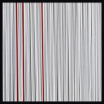 Mostly White Print by Alex Dunn