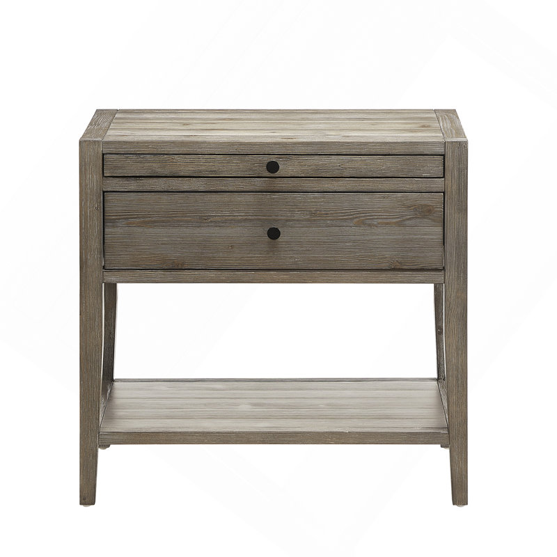 Table de chevet 1 tiroir Sunveil, Grey