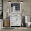 Meuble-lavabo simple décalé à droite Jacques-1334468787