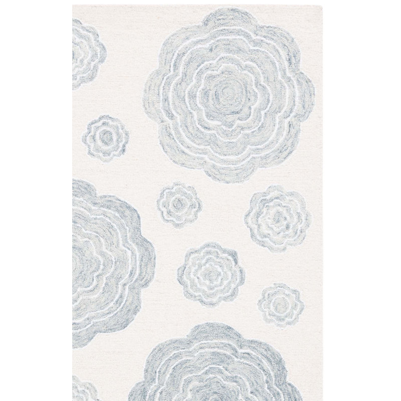 Tapis Jardin Ivoire / gris 756, Tapis de couloir 2 pi 3 po x 8 pi