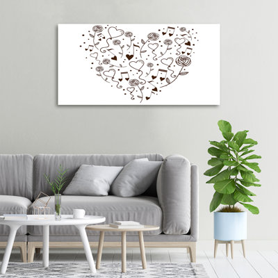 Heart - No Frame Print on Canvas