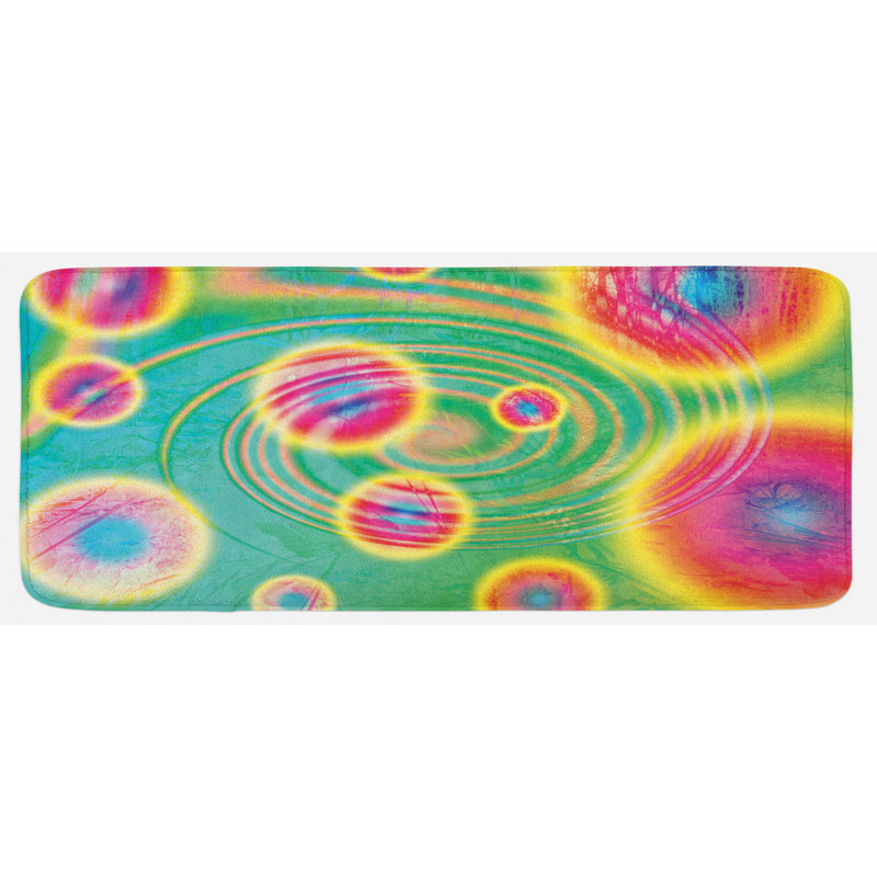 Tapis de cuisine psychédélique