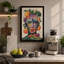 Harvest Face Eclectic 1 Piece Wrapped Canvas Wall Art-2102079069-2102079907