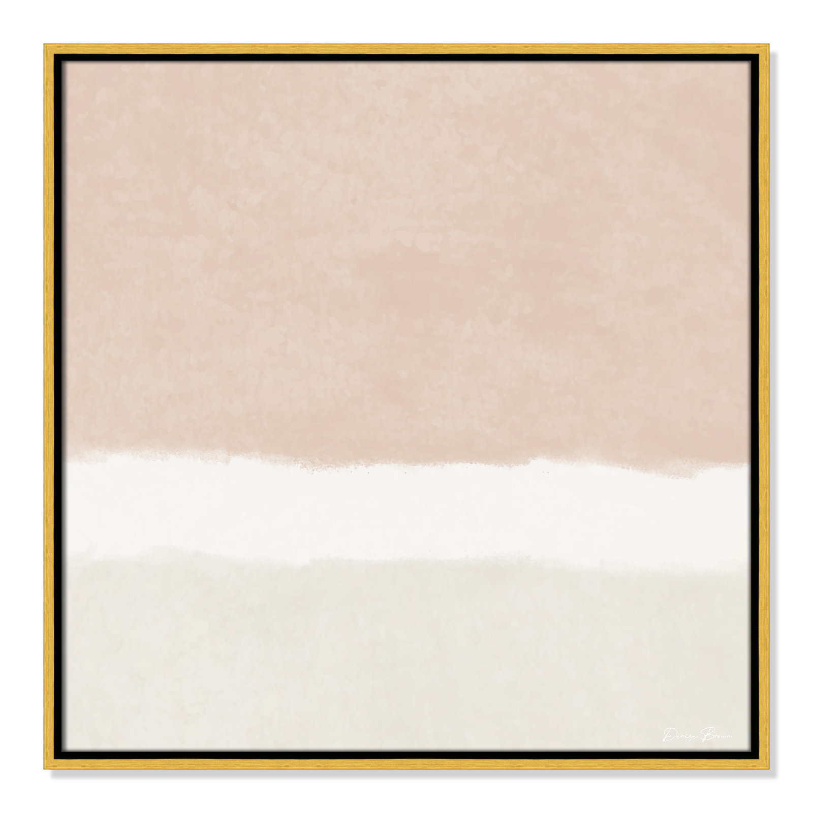 Willadeene "Slate 2" Print, 25.5" H x 25.5" W, Gold Framed