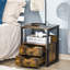 Bunnlevel 40cm W Steel Bedside Table