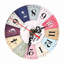 Horloge murale ronde en MDF antique de style européen, 1 pièce, pour la décoration de la maison ou du bureau #5