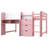 Full Low Loft Bed With Built-In Desk&Storage-114193999