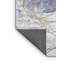 Tapis bleu soyeux et moelleux-100861505