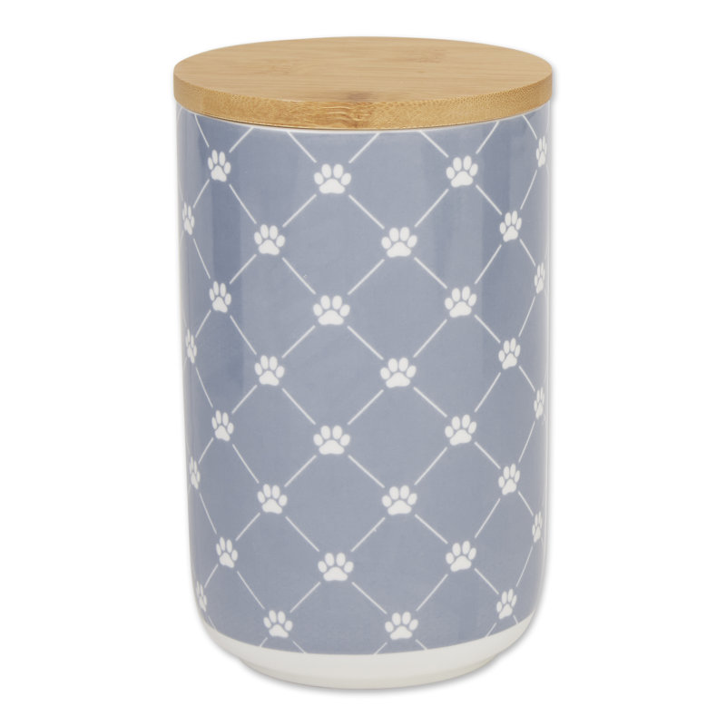 Ceramic / Porcelain Jar, Stonewash Blue