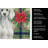Standard White Poodle Christmas PoinsettIas Kitchen Towel-2080583809