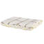 Luxurious Bedding Sets, Ivory Polyester With Geometric Gold Print