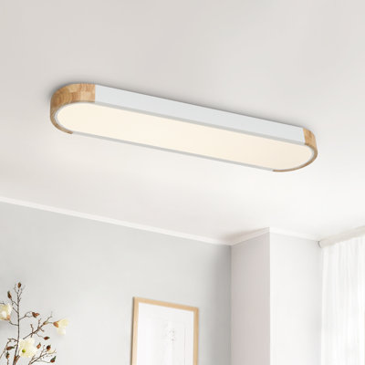 Nouria 1 - Light 37.4'' Simple Rectangle LED Flush Mount
