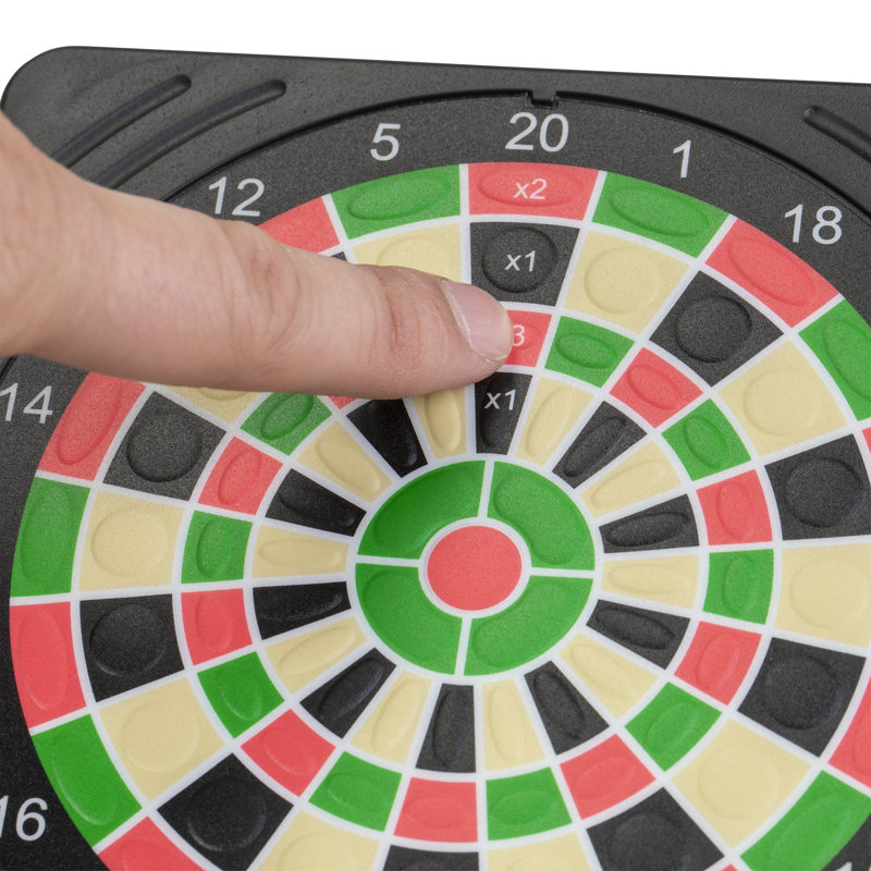 Accudart  Lcd Electronic Touch Pad Dart Scorer Scores Up To 18 Game Types For 8 Players