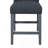 ARIYA DARK GREY BAR STOOLS 2PK