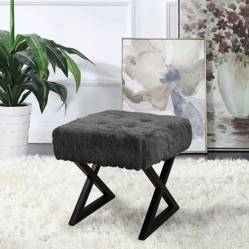 Repose-pieds standard large 19 po Kabria, Gris anthracite