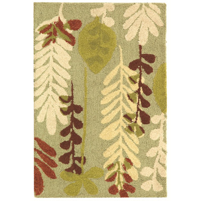 Berkley Hand Hooked Thick Wool Pile Floral Rug