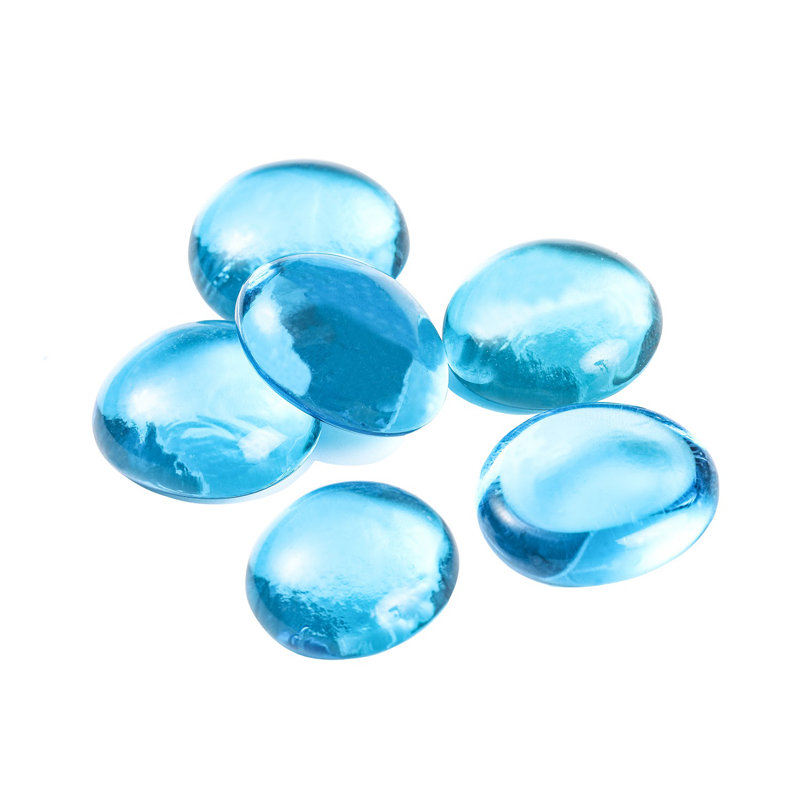 10 Lb. Aqua Blue Fire Glass
