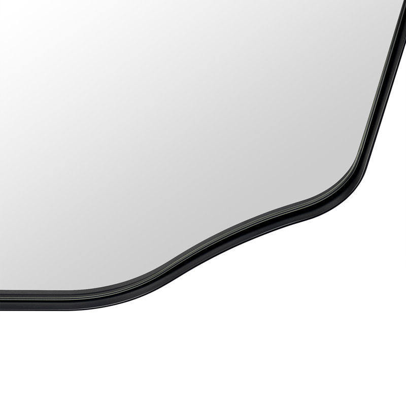 Miroir de salle de bain Kial, 40 po x 30 po, Noir