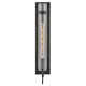 Cala Single Light Glass Steel Dimmable Candle Wall Light