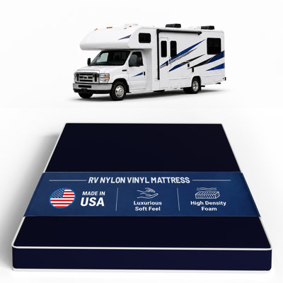 Medium Firm Water-Resistance Foam Vinyl Mattress, Easy To Clean, Comfortable & Noise Free