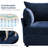 102'' Wide Reversible Modern Modular Sectional Sofa With Storage Ottoman -Premium Chenille Fabric-826130812