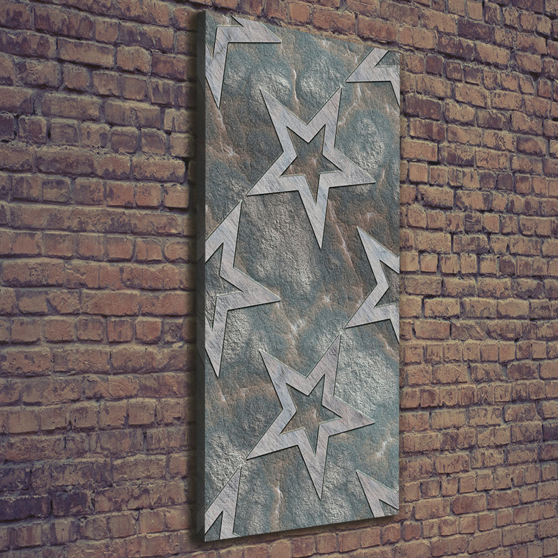 Stone Stars - Wrapped Canvas Print