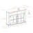 Emmeline Unfinished Corner TV Stand for TVs up to 50"-1869526021