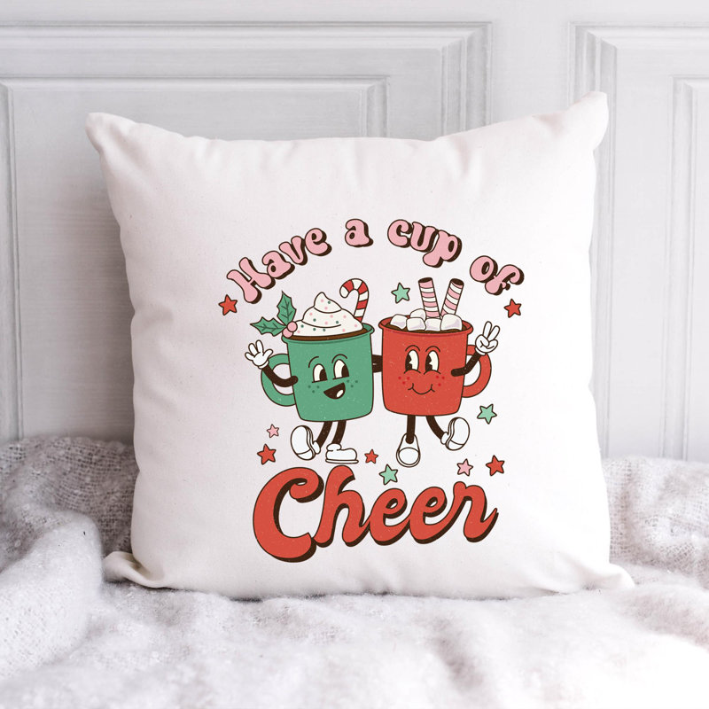 Christmas-1_2 Reversible Throw Pillow, 20" x 20"