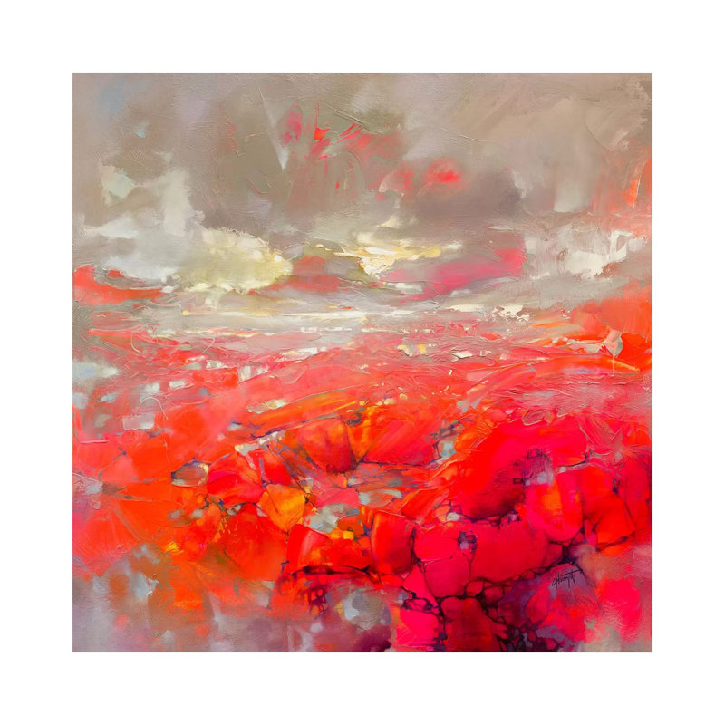 Molecular Bonds by Scott Naismith - Painting on Canvas, Wrapped Canvas, 93.98 cm H x 93.98 cm W x 1.91 cm D