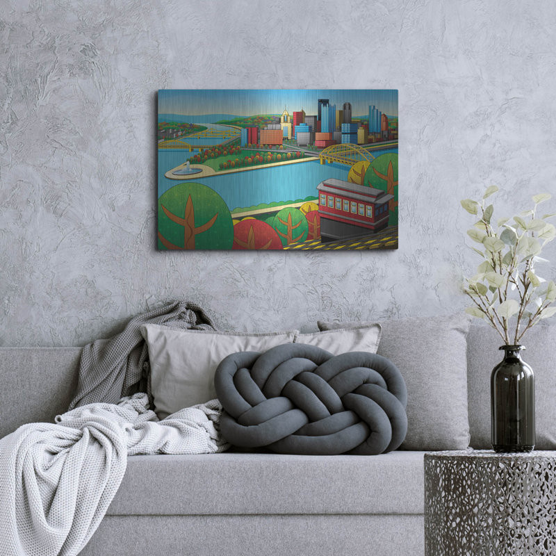 «Pittsburgh Incline Autumn» par Ron Magnes, H 24 po x l 36 po