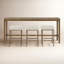 Console Brindle avec tabourets