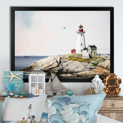 " Lighthouse By The Ocean I "