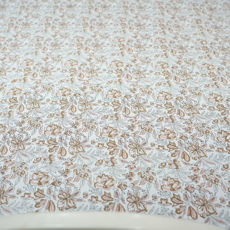 Artisan Block Printed Tablecloth for a Stylish Dining Experience, Kudrat (12 Seater), 140" L x 72" D, 1