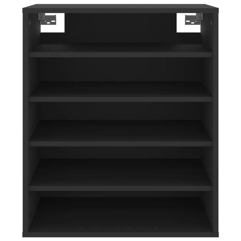 Shoe Cabinet Engineered Wood, Black