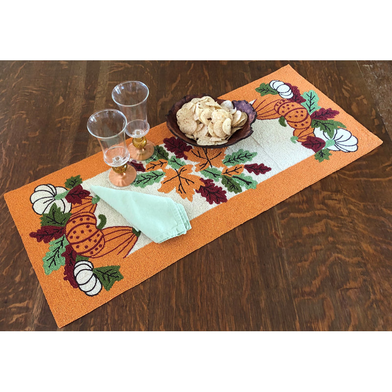 Bellatrix Beaded Harvest Fruit Table Runner