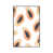 White Floater Framed