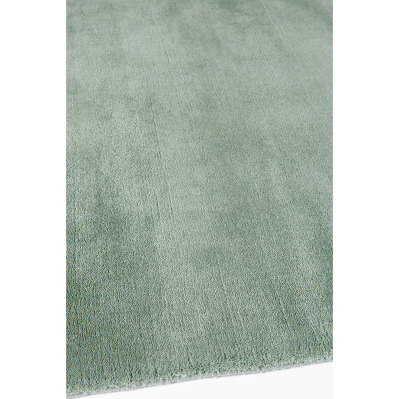 Farrow & Ball Plain Wool Kent Green Area Rug, Rectangle 9' x 12'