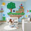 Papier peint paysage de jeu vidéo, îles flottantes, décoration murale plate-1738301207-1738301204