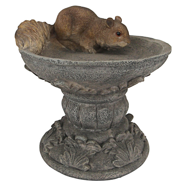 Statue Squirrel on Pedestal