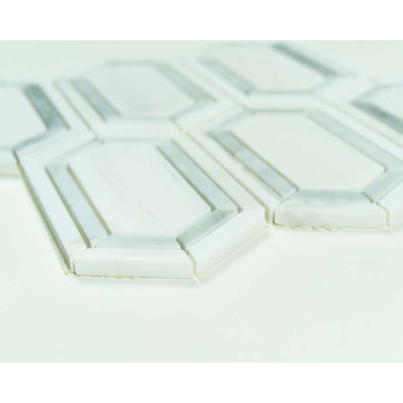 PAVILLION PICKET MARBLE MOSAIC (10 TUILES PAR BOÎTE)