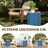 2 PCS Metal Daisi Garden Stool