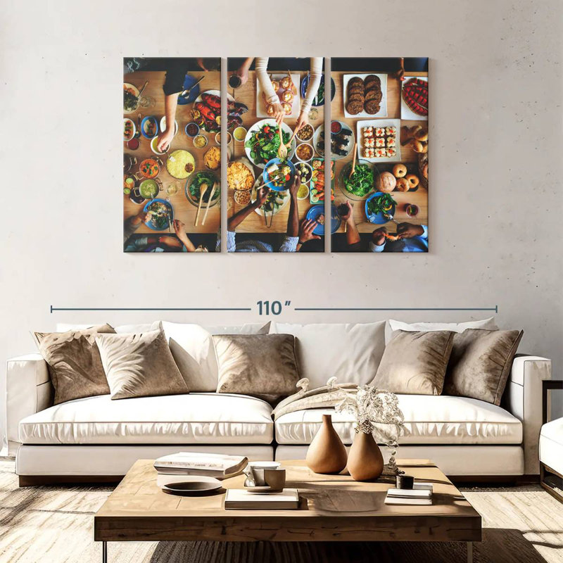 Yarlin Dinner Party, 48" H x 74" W